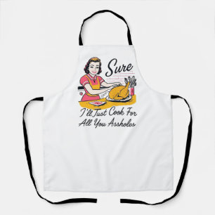 Humorous Kitchen Gift for Chefs & Home Cooks Apron