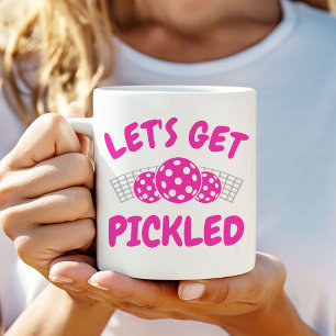 Humorous Let's Get Pickled Coffee Mug