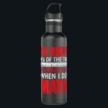 Humorous Math Teacher Student Mathematics Lover 710 Ml Water Bottle<br><div class="desc">Humorous Math Teacher Student Mathematics Lover</div>