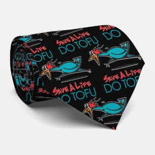 Humorous Tofu Vegetarian Neck Tie