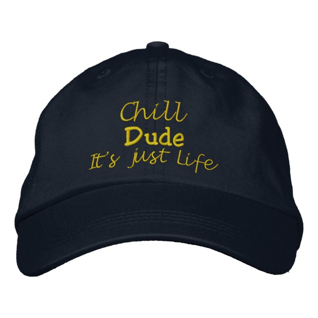 Humorouse Funny Embroidered Hat (Front)