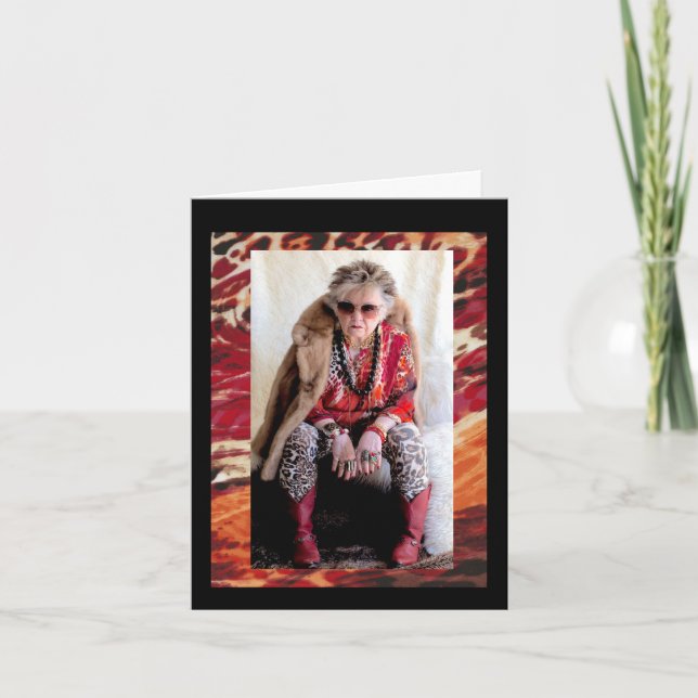 Humorously feeling good about myself Card (Front)