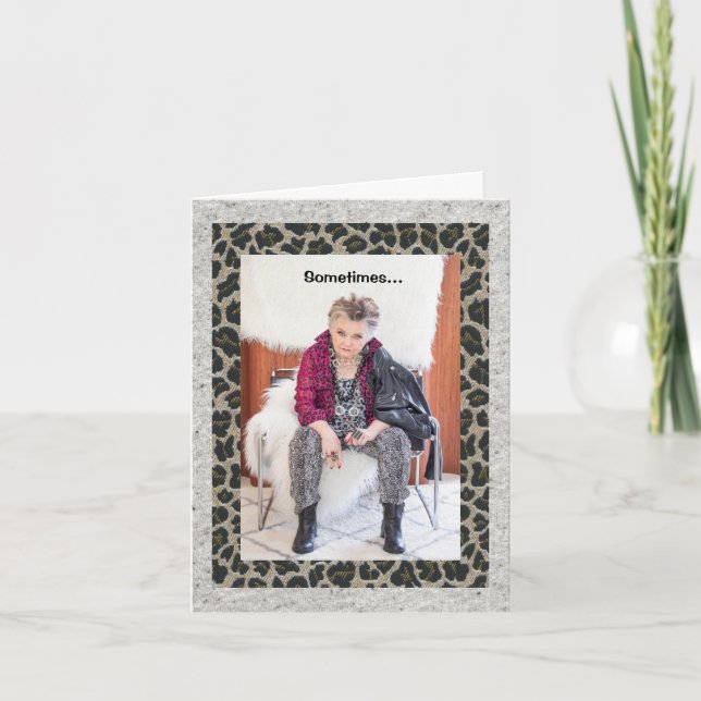 Humorously Pretending to be Normal, but Boring Card (Front)