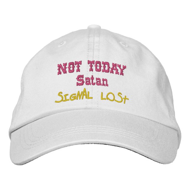 Humorus Temptation Fun  Embroidered Hat (Front)