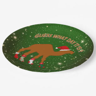 Humour and Fun Christmas Paper Plate