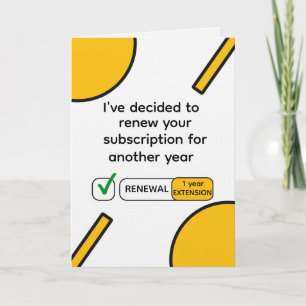 Humour Anniversary Card for Boyfriend or Husband