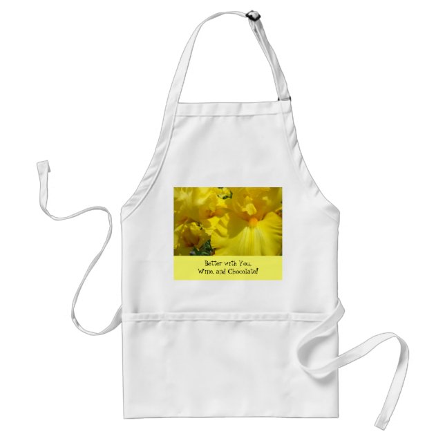 Humour apron Better with You Wine Chocolate aprons (Front)