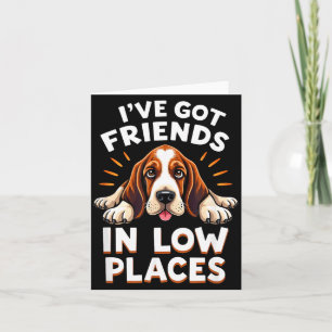 Humour Bet Hound Dog Halloween Card