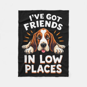 Humour Bet Hound Dog Halloween Fleece Blanket