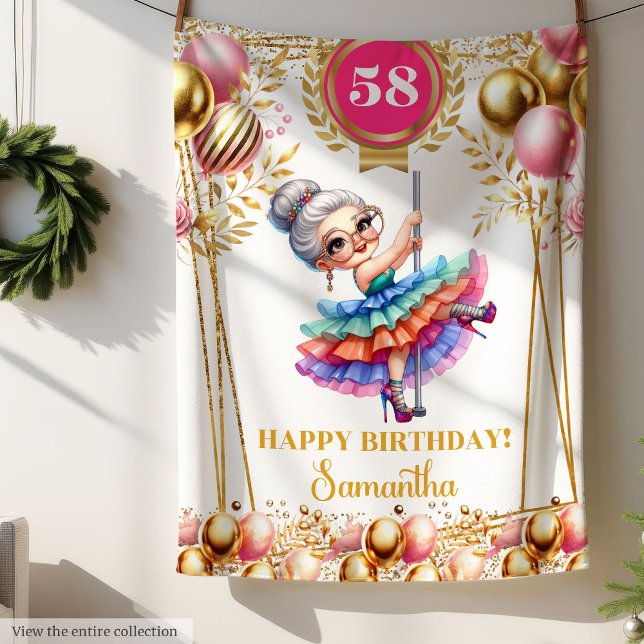 Humour Blanket Personalised Gift for Grandma (Humor Blanket Personalized Gift for Grandma)