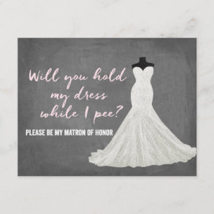 Humour Bride Bridesmaid Invitation