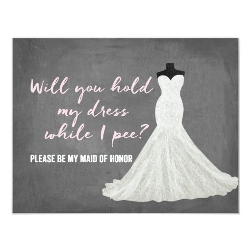 Image of Humour Bride | Bridesmaid Invitation