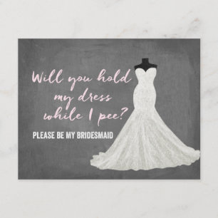 Humour Bride Bridesmaid Invitation