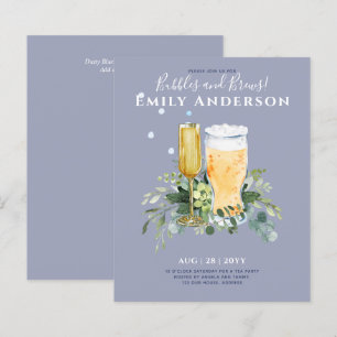 Humour Bubbles n Brews Beer Champers Bridal Shower