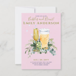 Humour Bubbles n Brews Beer Champers Bridal Shower