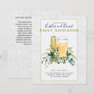 Humour Bubbles n Brews Beer Champers Bridal Shower