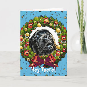 Humour Christmas Card ~Dog
