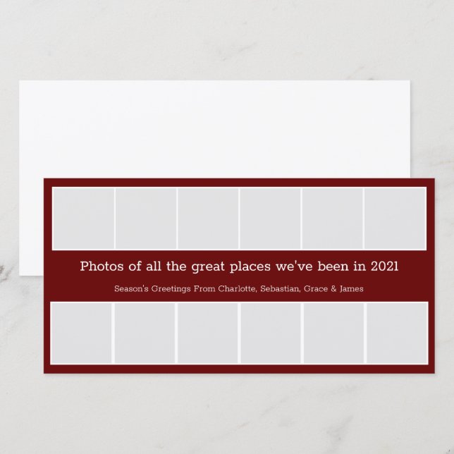 Humour Corona Virus 2021 Christmas Holiday Card (Front/Back)