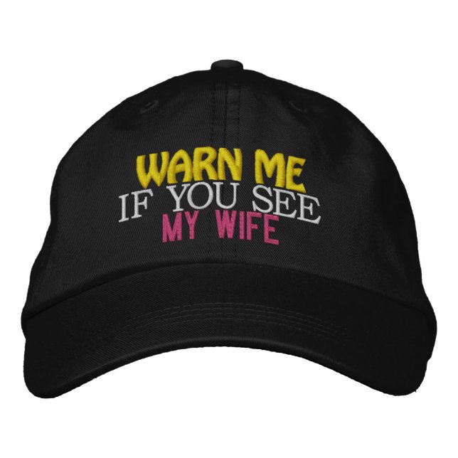 Humour Embroidered Hat (Front)