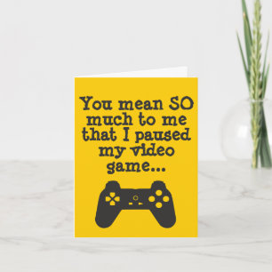 Humour From Hardcore Gamer Folded Greeting Card