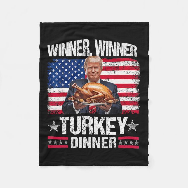 Humour Funny Trump Winner  Fleece Blanket (Front)