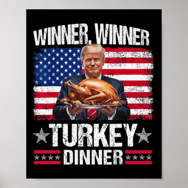 Humour Funny Trump Winner  Poster (Front)
