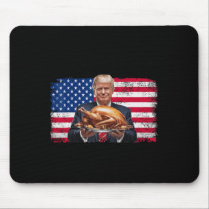 Humour Funny Trump Winner Winner Christmas Dinner Mouse Mat