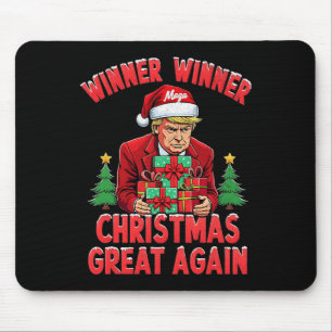 Humour Funny Trump Winner Winner Christmas Great A Mouse Mat