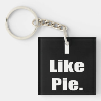Humour I Like Pie Meme Key Ring