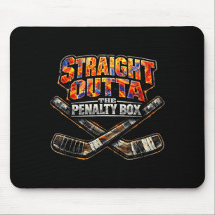 Humour Ice Hockey Straight From The Penalty Box Mouse Mat