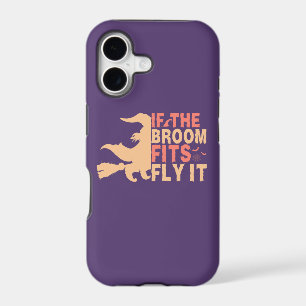 Humour If The Broom Fits Fly It Halloween