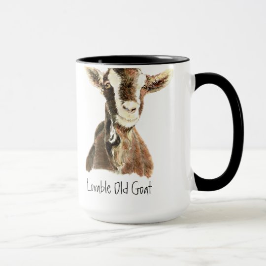 Humour Loveable Old Goat, Animal, Farm Pet Mug