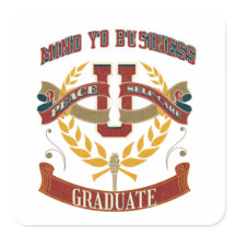 Humour Mind your Business Sticker