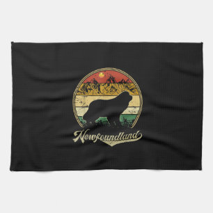 Humour newfoundland gift   Present for dog lover Tea Towel