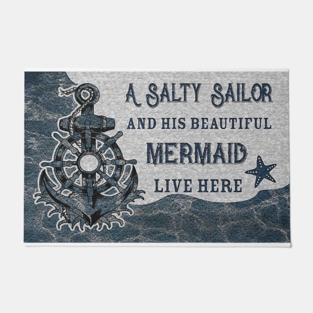 Humour Quotes About Sailor  Doormat (Front)