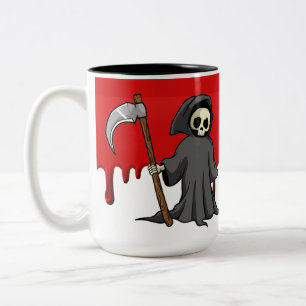 Humour Reaper Anti-Murder Juice Two-Tone Coffee Mug