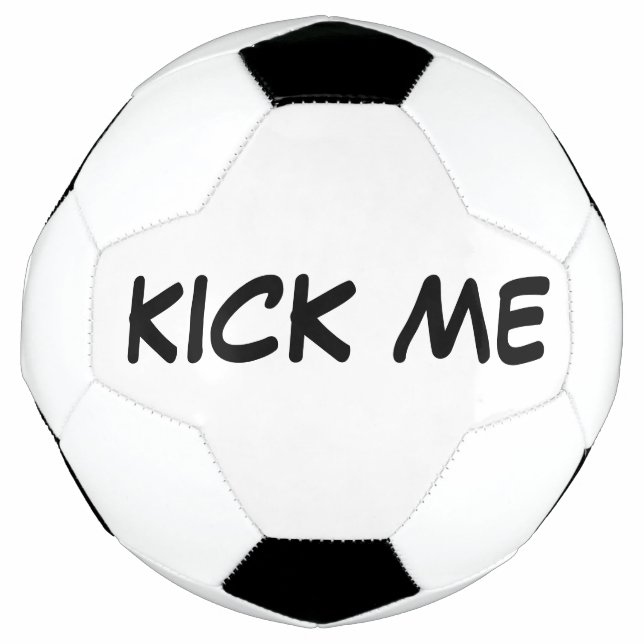humour stupid kick me football (Front)