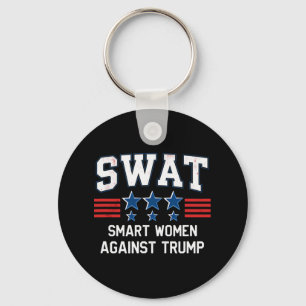 Humour Swat Smart Women Against Trump Key Ring