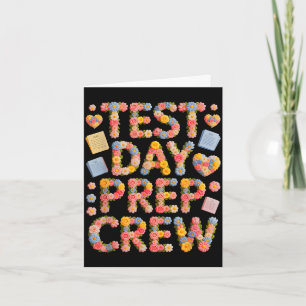 Humour test day prep crew everything is fine card