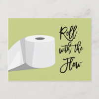 Humour Toilet Paper Posteponed Wedding Announcemen