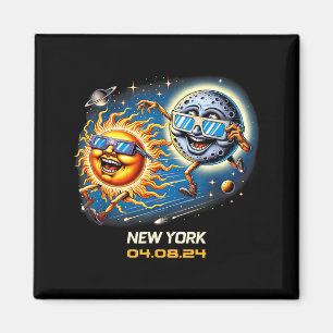 Humour Total Solar Eclipse New York Ny Magnet