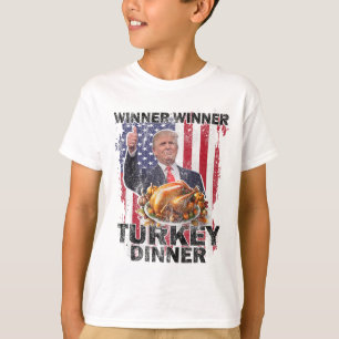 Humour Trump Vance Winner Winner Turkey Dinner Tha T-Shirt