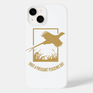 Humour Vintage Gold Pheasant Hunting Case-Mate iPhone 14 Case