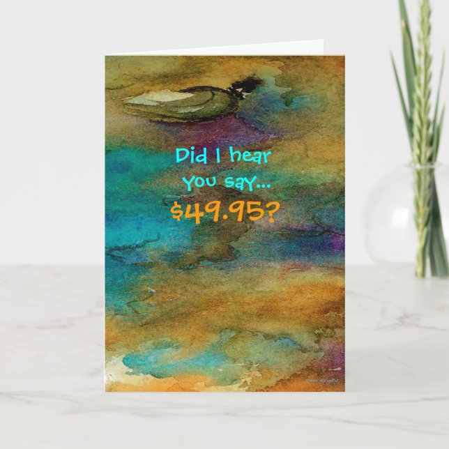 Humourous 50th Birthday Card (Front)