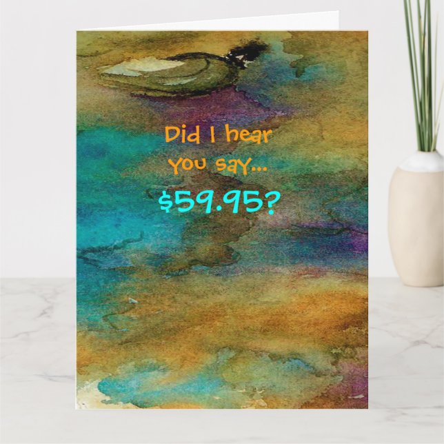 Humourous 60th Birthday Card (Front)