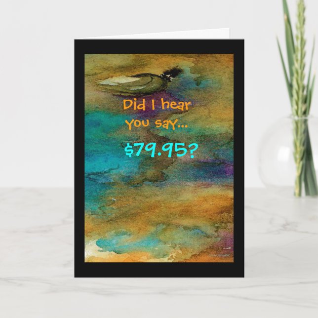 Humourous 80th Birthday Card (Front)