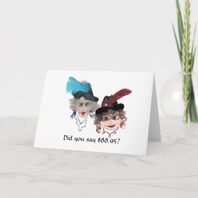 Humourous 89th Birthday for Woman Card (Front)