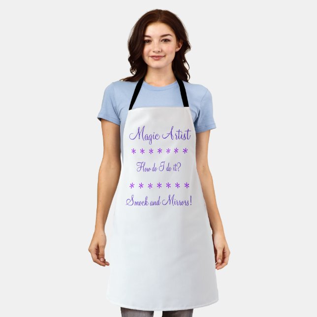Humourous Amateur Artist Smock Apron (Worn)