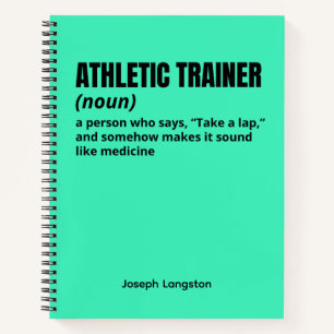 Humourous Athletic Trainer Definition Journal