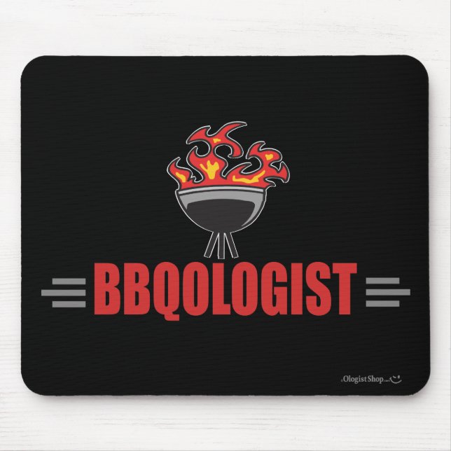 Humourous Barbecue Mouse Mat (Front)